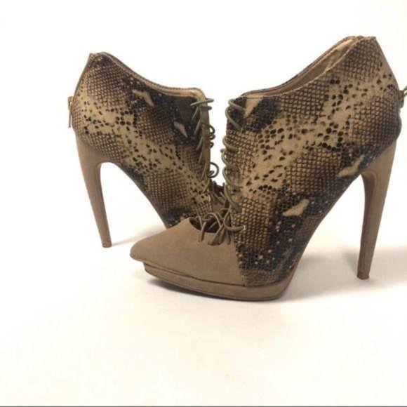 Penny Loves Kenny Shoes - 🔥Penny Loves Kenny snakeskin booties platform